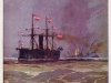 Ansichtskarte mit der Seeschlacht vor Lissa. Private heimatkundliche Sammlung von Primož Premzl