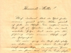 Das Brief an die Mutter von der Reise zur Eröffnung des Suez-Kanals, geschickt von Jerusalem am 9. November 1869,  Landesarchiv Maribor, privater Fond Wilhelm Tegetthoffs