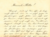 Pismo materi z dne 1. februarja 1841. PAM, Osebni fond Wilhelma Tegetthoffa.