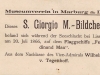 Litografska podoba sv. Jurija, ki je bila med borbo pri Visu na čolnu Ferdinand Max. PAM, Osebni fond Wilhelma Tegetthoffa.