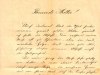 Pismo materi s poti na odprtje Sueškega prekopa, poslano iz Jeruzalema dne 9. novembra 1869. PAM, osebni fond Wilhelma Tegetthoffa.